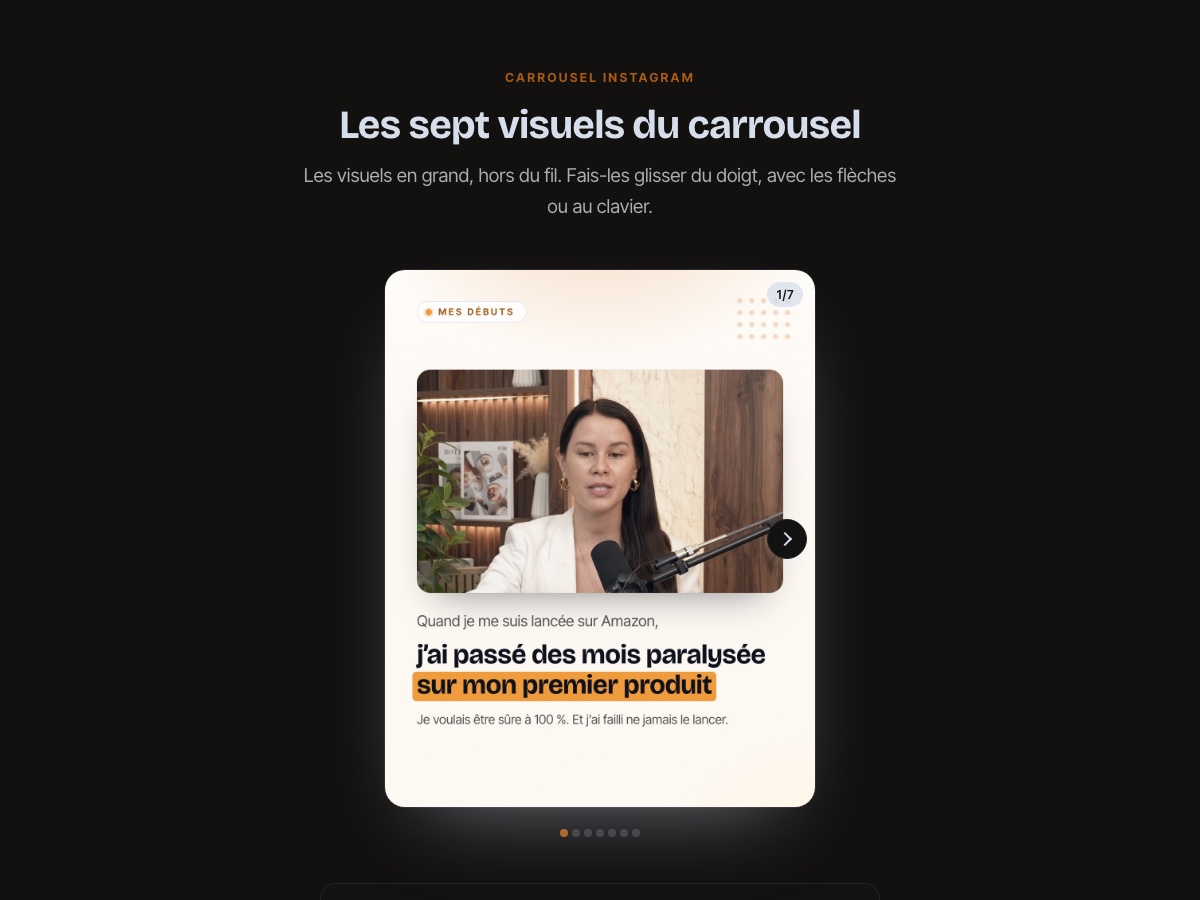 Aperçu : carrousel